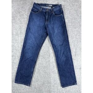 Carhartt Relaxed Fit Mens Jeans BD5119-M Blue 5 Pocket Denim Size 31x34